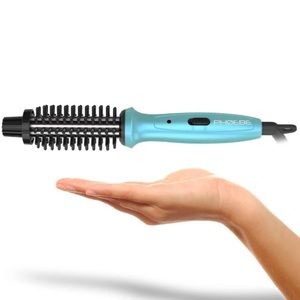 Mini Curling Iron 3/4 Inch Dual Voltage Hot Curler Brush with Traveling Bag